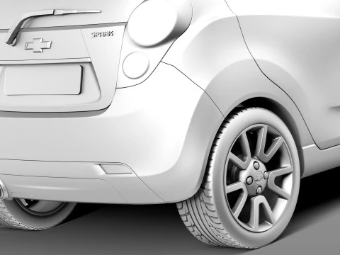 Chevrolet Spark 2012 3D Model