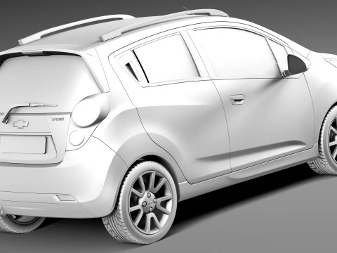 Chevrolet Spark 2012 3D Model