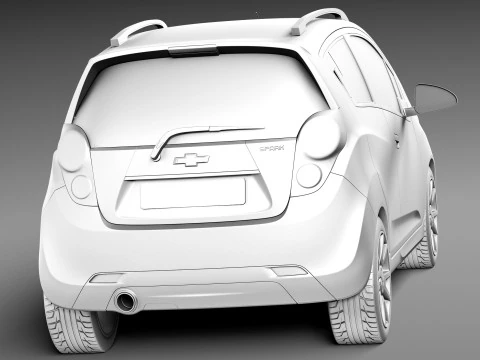 Chevrolet Spark 2012 3D Model