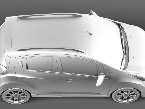 Chevrolet Spark 2012 3D Model