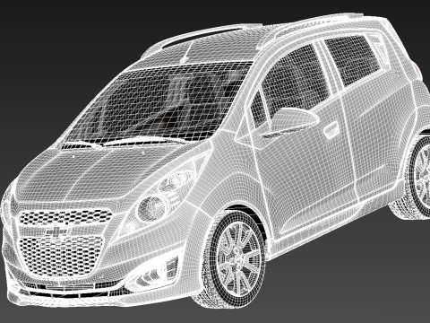 Chevrolet Spark 2012 3Dモデル