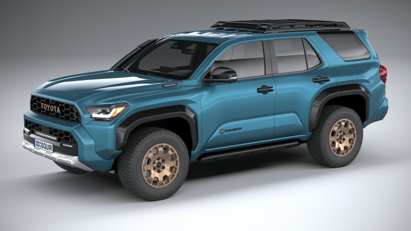 Toyota 4runner Trailhunter 2025 3D Model .c4d .max .obj .3ds .fbx .stl .blend 
