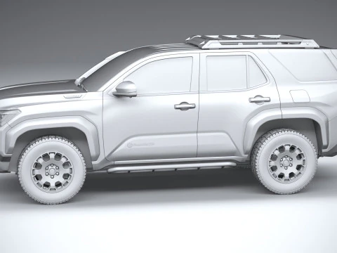 Toyota 4runner Trailhunter 2025 3D Model