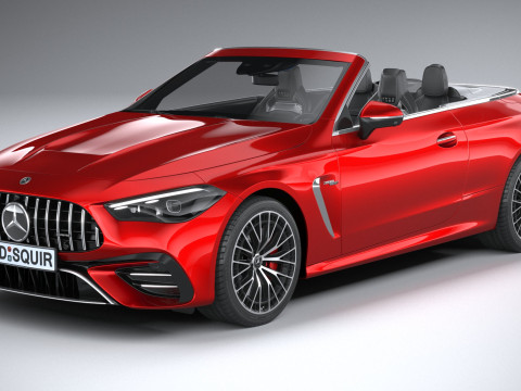 Mercedes-Benz CLE53 AMG Cabriolet 2025 Modelo 3D