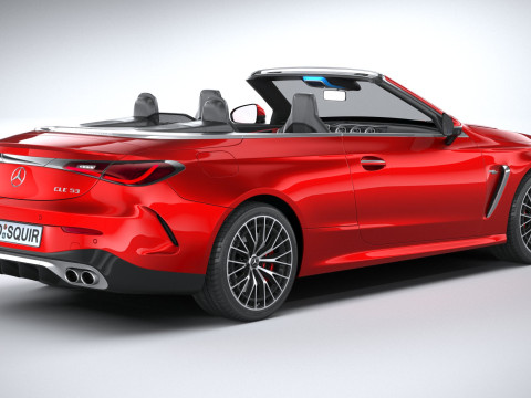 Mercedes-Benz CLE53 AMG Cabriolet 2025 Modelo 3D