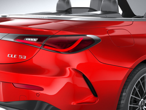 Mercedes-Benz CLE53 AMG Cabriolet 2025 Modelo 3D