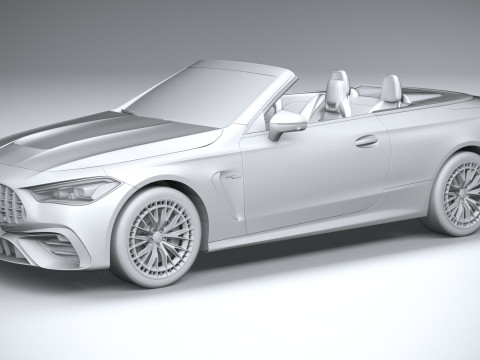 Mercedes-Benz CLE53 AMG Cabriolet 2025 Modelo 3D