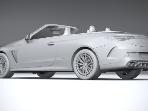 Mercedes-Benz CLE53 AMG Cabriolet 2025 Modelo 3D