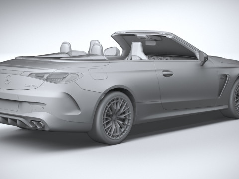 Mercedes-Benz CLE53 AMG Cabriolet 2025 Modelo 3D