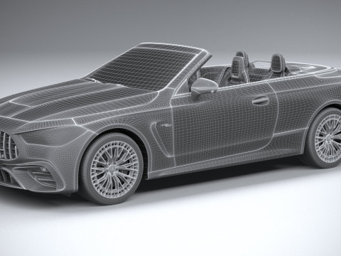 Mercedes-Benz CLE53 AMG Cabriolet 2025 Modelo 3D