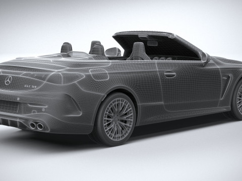 Mercedes-Benz CLE53 AMG Cabriolet 2025 Modelo 3D