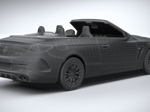 Mercedes-Benz CLE53 AMG Cabriolet 2025 Modelo 3D