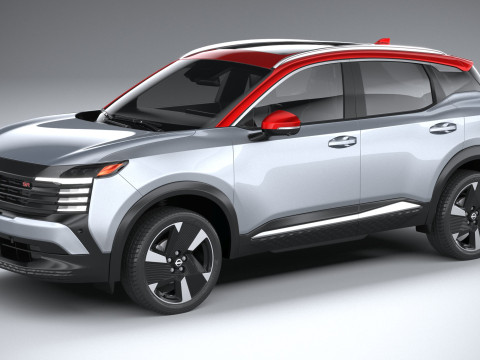 Nissan Kicks 2025 3D Model