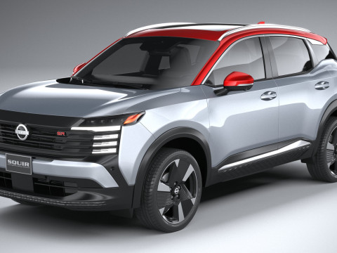 Nissan Kicks 2025 3D 模型