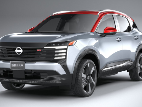 Nissan Kicks 2025 3D 模型