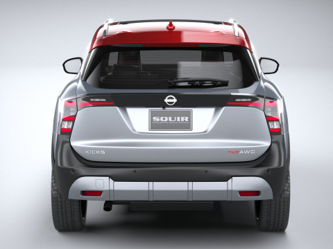 Nissan Kicks 2025 3D 模型