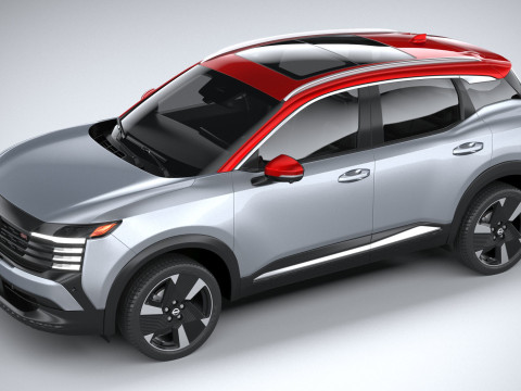 Nissan Kicks 2025 3D 模型