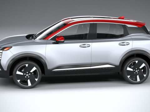 Nissan Kicks 2025 3D 模型