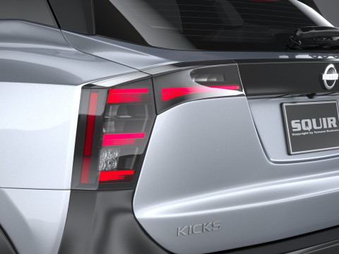 Nissan Kicks 2025 3D 模型