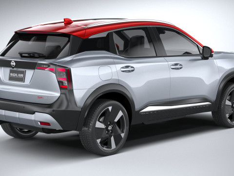 Nissan Kicks 2025 3D 模型