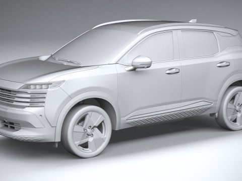 Nissan Kicks 2025 3D 模型