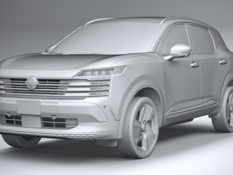 Nissan Kicks 2025 3D 模型