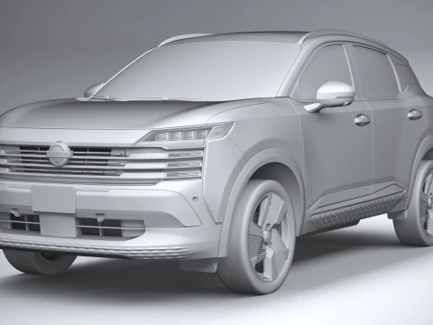Nissan Kicks 2025 3D Model