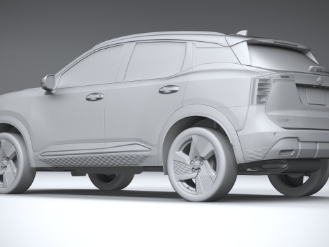 Nissan Kicks 2025 3D 模型