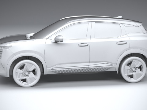 Nissan Kicks 2025 3D 模型