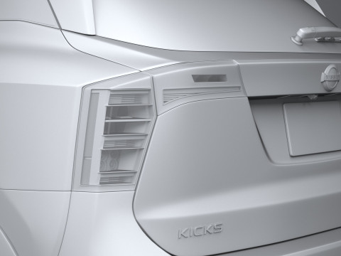 Nissan Kicks 2025 3D 模型