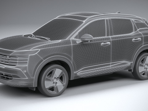 Nissan Kicks 2025 3D 模型