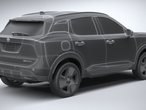 Nissan Kicks 2025 3D 模型
