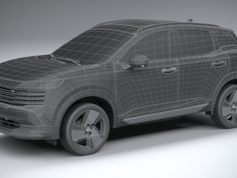 Nissan Kicks 2025 3D 模型