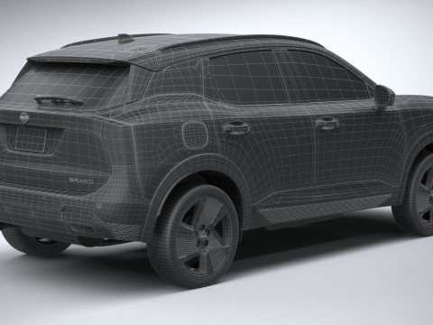 Nissan Kicks 2025 3D 模型