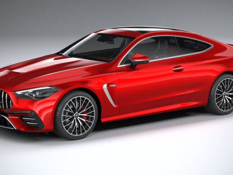 Mercedes-Benz CLE53 AMG Coupe 2025 Modèle 3D