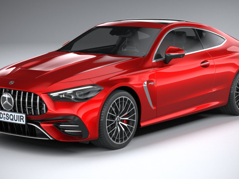 Mercedes-Benz CLE53 AMG Coupe 2025 Modelo 3D
