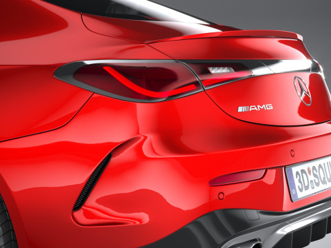 Mercedes-Benz CLE53 AMG Coupe 2025 Modelo 3D