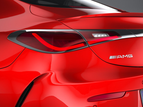 Mercedes-Benz CLE53 AMG Coupe 2025 Modelo 3D