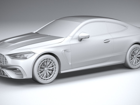Mercedes-Benz CLE53 AMG Coupe 2025 Modelo 3D