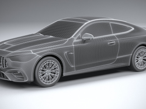 Mercedes-Benz CLE53 AMG Coupe 2025 Modelo 3D