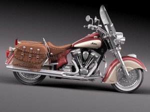 Indian Chief Vintage 2012 3D Modell