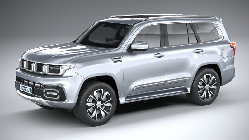 BAIC Beijing BJ60 2024 3D Model .c4d .max .obj .3ds .fbx .stl .blend 