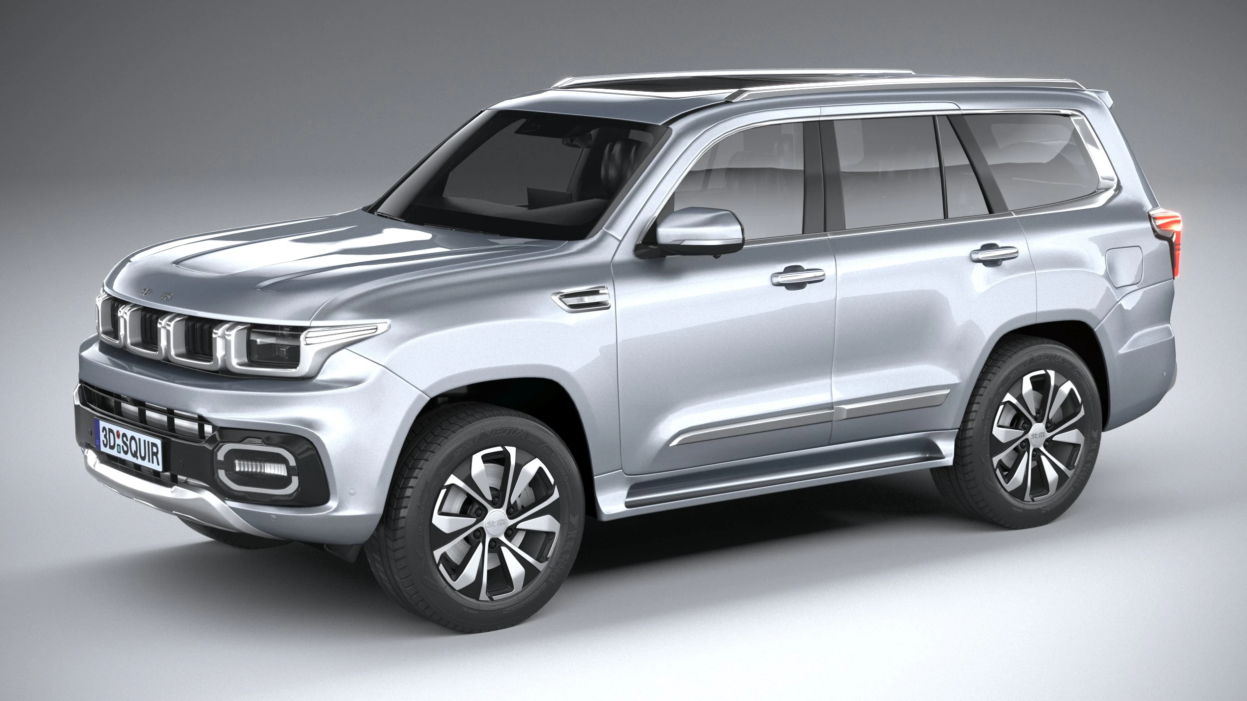 BAIC Beijing BJ60 2024 3D Model .c4d .max .obj .3ds .fbx .stl .blend