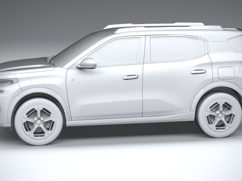 Citroen C3 Aircross 2025 Modelo 3D