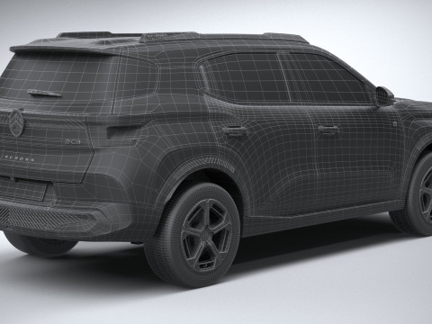Citroen C3 Aircross 2025 Modelo 3D