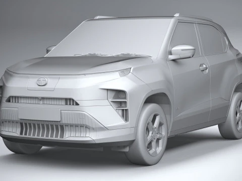 Tata Punch EV 2024 3D Model