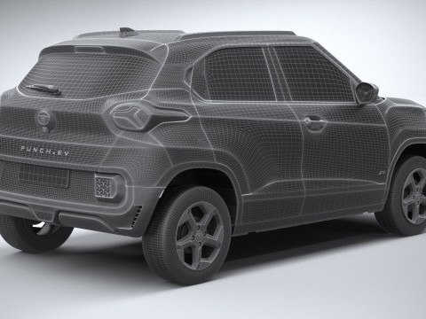 Tata Punch EV 2024 Modèle 3D