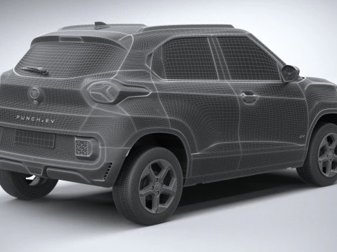 Tata Punch EV 2024 3D Model
