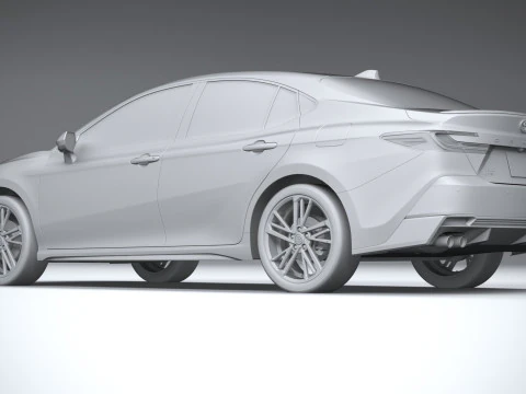 Toyota Camry Hybrid 2025 3D Model