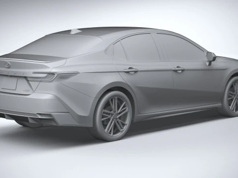 Toyota Camry Hybrid 2025 3D Model